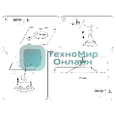 Встраиваемый поворотный точечный светильник Ambrella light TN102741 WH белый IP20 GU5.3 D95*25