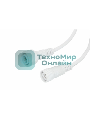 Соединительный кабель Rexant (5pin) герметичный (IP67) 5х0.5мм² белый