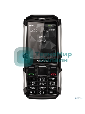 Мобильный телефон teXet TM-D314 черный