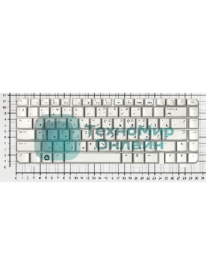 Клавиатура для ноутбука HP Pavilion DV2000, HP Compaq Presario V3000 серебристая