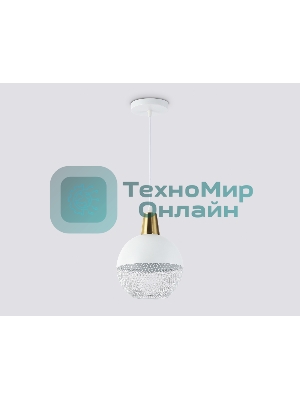 Светильник Ambrella light TR8502 WH/CP белый/медь E27 max 60W D200*1000