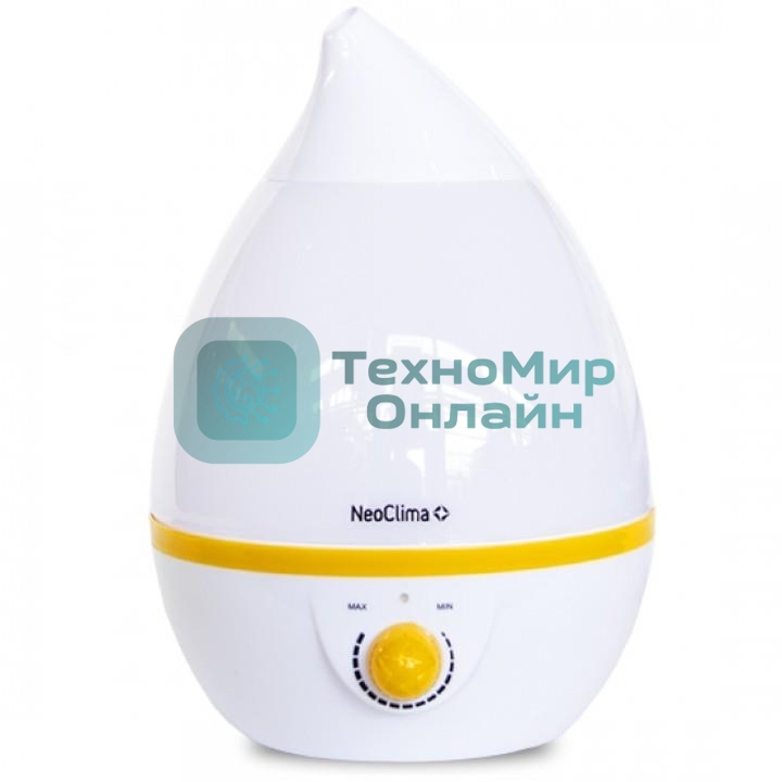 Увлажнитель воздуха Neoclima NHL-200L белый/желтый, 20 м², 2 л