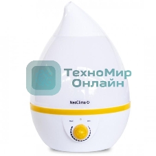 Увлажнитель воздуха Neoclima NHL-200L белый/желтый, 20 м², 2 л