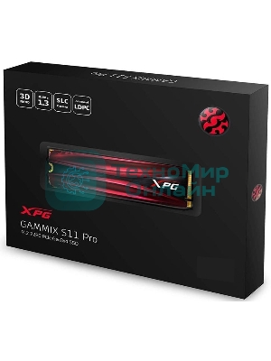 Накопитель SSD ADATA 2.0Tb, PCI-E 3.0 x4, XPG S11 Pro, M.2 2280, R/W 3500/3000Mb/s RET