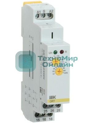 Реле задержки включения ORT 2 конт. 230В AC IEK ORT-A2-AC230V