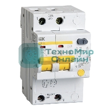 Выключатель автоматический дифференциального тока IEK 2п 16А/30мААД-12 MAD10-2-016-C-030 (5)