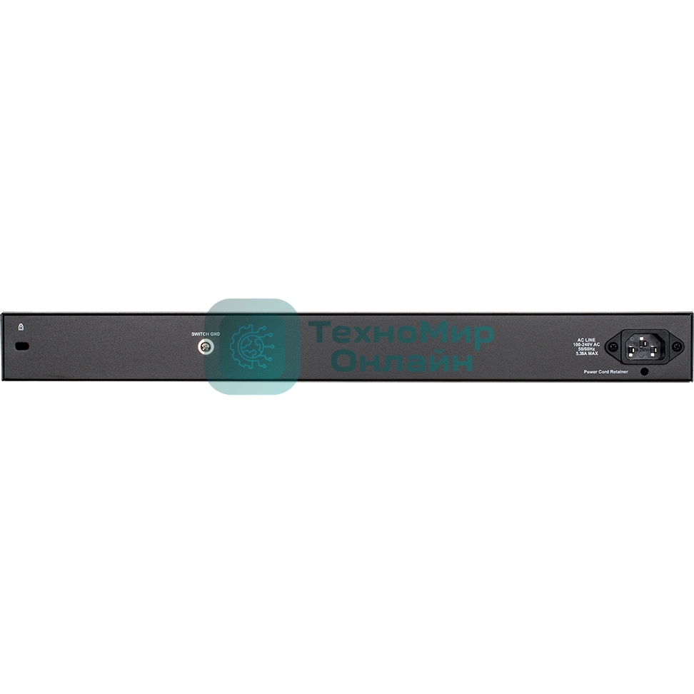 Коммутатор настраиваемый L2 D-Link DGS-1210-28MP/F4A с 24 портами 10/100/1000Base-T и 4 комбо-портами 100/1000Base-T/SFP (24 порта PoE 802.3af/at, PoE-бюджет 370 Вт)