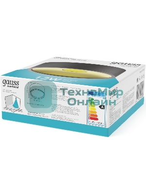 Светильник Gauss Overhead HD040 потолоч. 4000K цв.св.:белый серебристый/золотистый