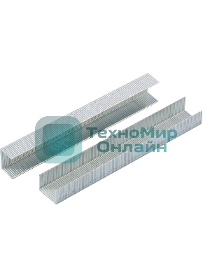 Скобы Gross 41714, 14 мм, для мебельного степлера, усиленные, тип 53, 1000 шт.