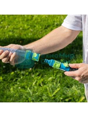 Шланг поливочный Palisad прозрачный армированный 3-х слойный, 3/4