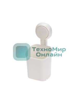 Стакан для зубных щеток на вакуумной присоске HALSA