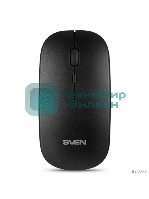 Мышь беспроводная SVEN RX-565SW темно-серый, 1600 dpi, радиоканал, USB, кнопки - 4