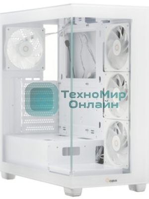 Компьютерный корпус Ocypus Gaммa C72 WH ARGB ATX/win/white/4 ARGB fans/no PSU/Tempered Glass