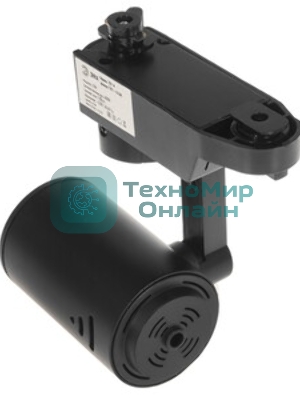 Светильник трековый ЭРА TR52-GU10 BK 1ф черный матовый
