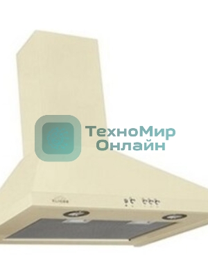 Вытяжка каминная Elikor Вента 50П-430-К3Д топленое молоко, 50 см, 430 куб. м/ч, 54 дБ