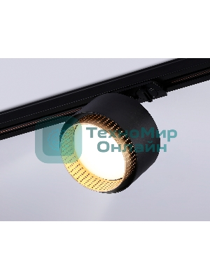 Трековый однофазный светильник Ambrella light GL5381 BK/GD черный/золото GX53 max 12W D95*130