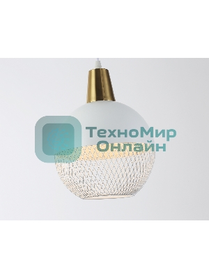Светильник Ambrella light TR8502 WH/CP белый/медь E27 max 60W D200*1000