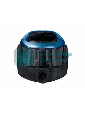 Пылесос Samsung VC18M31A0HU голубой, 380/1800 Вт, уборка сухая, пылесборник контейнер 2 л