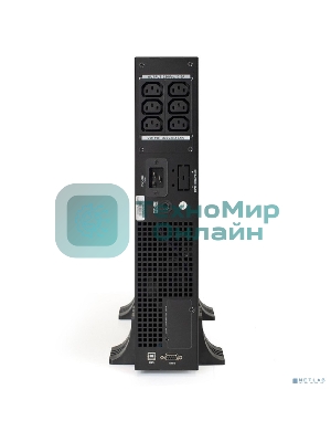 Источник бесперебойного питания On-line ExeGate EP285648RUS PowerExpert ULS-3000.LCD.AVR.C13.USB.RS232.SNMP.2U 3000VA/3000W, On-Line, PF=1, LCD, 6*IEC-C13, RS232, USB, SNMP-slot, Rackmount 2U/Tower, черный
