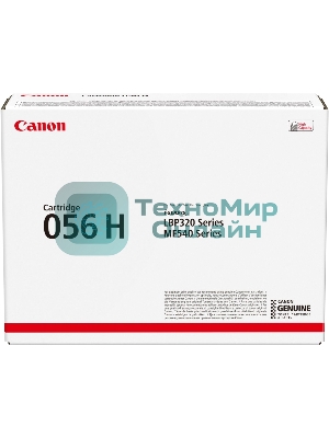 Картридж лазерный Canon 056 H черный (21 000 стр.) для Canon MF543x/MF542x
