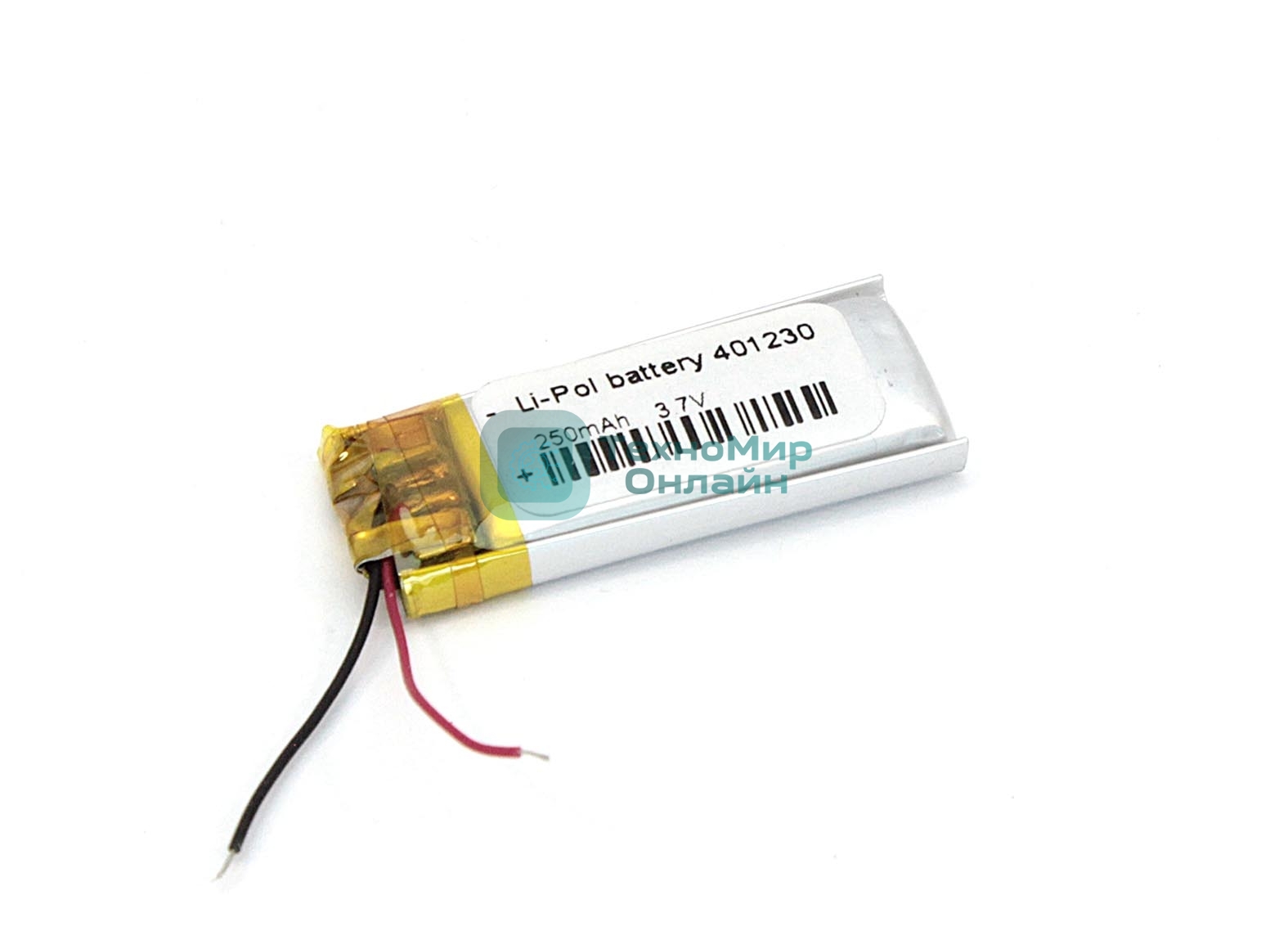 Аккумулятор Li-Pol (батарея) 4x12x30 мм 2pin 3.7V/110mAh