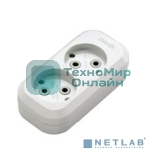 Колодка удлинителя Makel 2 гнезда без заземления