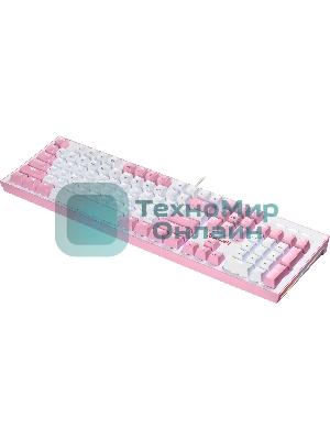 Клавиатура Defender REDRAGON HADES проводная USB бело-розовая