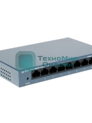 Коммутатор TP-Link LS108G 8-портовый 10/100/1000 Мбит/с настольный коммутатор SMB
