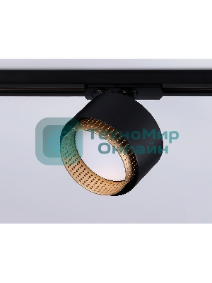 Трековый однофазный светильник Ambrella light GL5381 BK/GD черный/золото GX53 max 12W D95*130