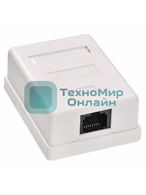 Розетка компьютерная RJ45 Buro RJ-45 468-8k-1 кат.5E одинарная