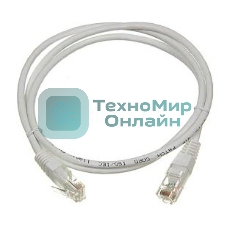 Патч-корд LANMASTER TWT-45-45-0.5/S-GY 10 PCS 0.5м FTP Cat 5e серый