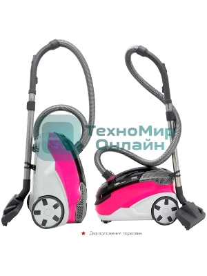 Моющий пылесос Thomas ALLERGY&FAMILY розовый/серый, 325/1700 Вт, уборка влажная/сухая/сбор жидкости, пылесборник мешок/контейнер 6 л