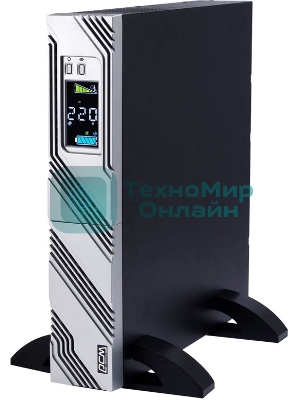 Источник бесперебойного питания Powercom Smart King RT SRT-2000A LCD 1800Вт 2000ВА черный