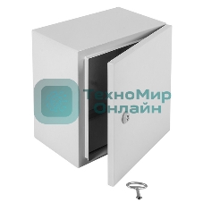 Шкаф электротехнический настенный Elbox EMW, IP66, 400х400х150 мм (ВхШхГ), дверь: металл, металл, серый
