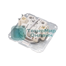 Переключатель Kranz DEA 1кл прох. (инд) с/у 10А мех. белый (1/10/120)