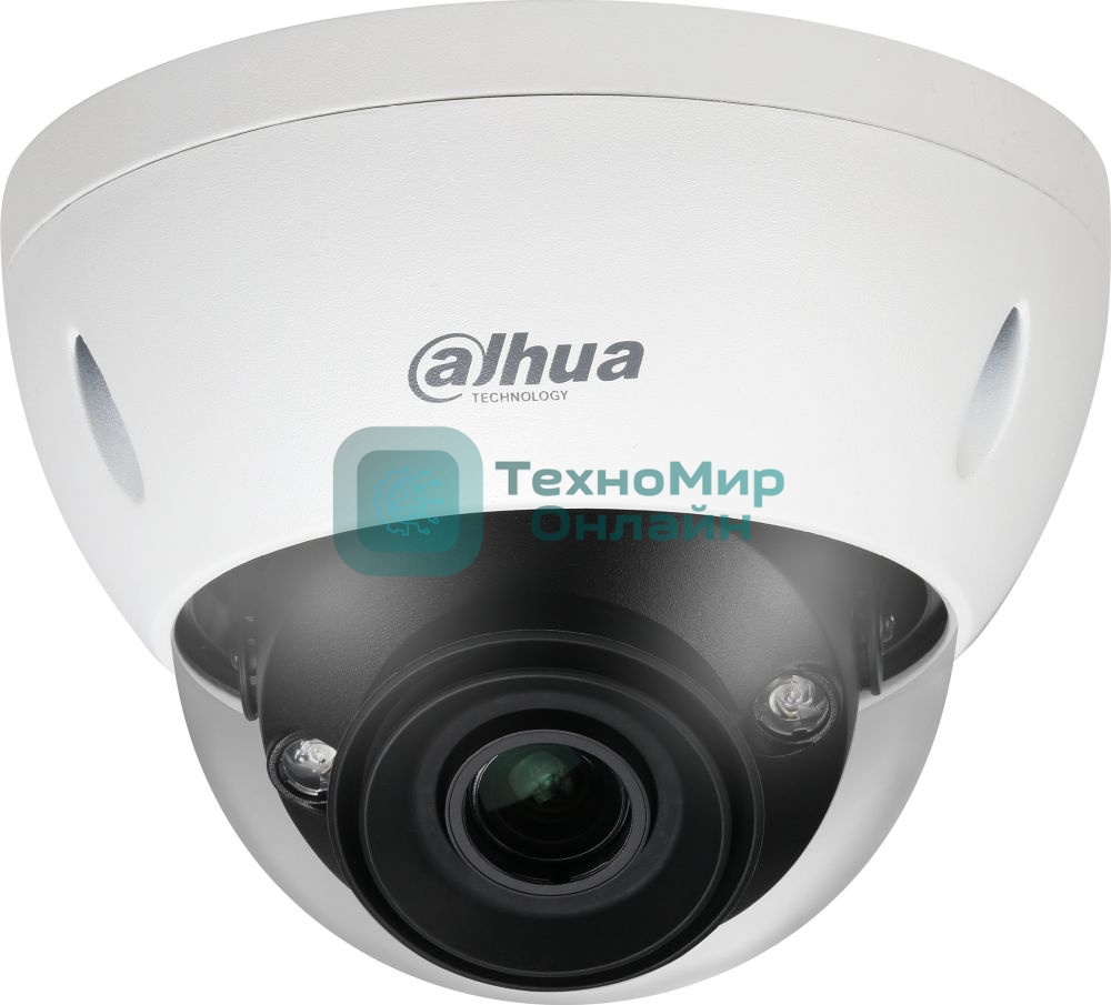 Уличная купольная IP-видеокамера Dahua с ИИ2Мп; 1/2.8” CMOS; моторизованный объектив 2.7~13.5мм; механический ИК-фильтр; WDR(120дБ); чувствительность 0.0007лк@F1.5; сжатие: H.265+, H.265, H.264+, H.2