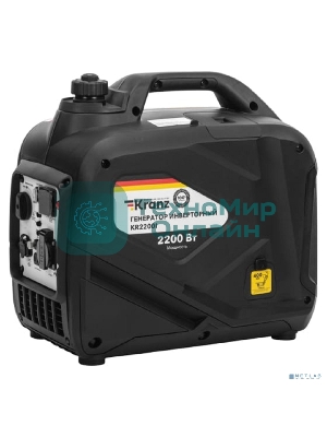 Электрогенератор бензиновый инверторный Kranz KR2200I, 2.2 кВт, 57 дБ, 22 кг