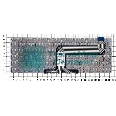 Клавиатура для ноутбука HP Spectre Folio 13-AK черная с подсветкой