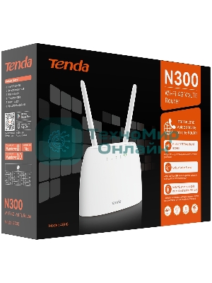 Роутер Tenda 4G06, 4G LTE и 4G VoLTE wiFi