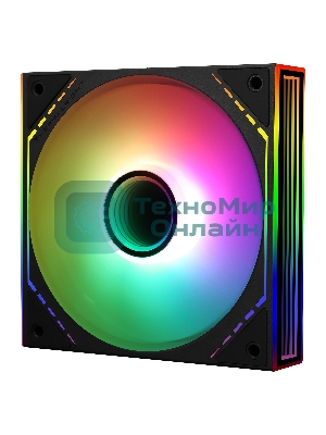 Вентилятор для корпуса Thermalright TL-M12-S (120x124x25мм, 4-pin PWM, ARGB, 47.6CFM, 23.2dBA, 1500RPM, черный)