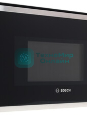 Встраиваемая микроволновая печь Bosch BFL524MS0 нержавеющая сталь, 20 л, 800 Вт, переключатели - поворотный механизм/сенсор