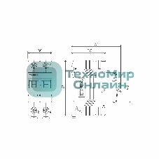 Автоматический выключатель Werkel 2P  25 A  C  6 кА W902P256