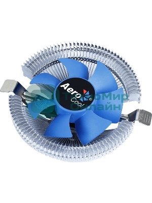Кулер для процессора AeroCool/Formula Verkho I серебристый, 80 мм, алюминий, 2500 об/мин, 29.7 дБ, 4 pin, 90 Вт, 45 мм