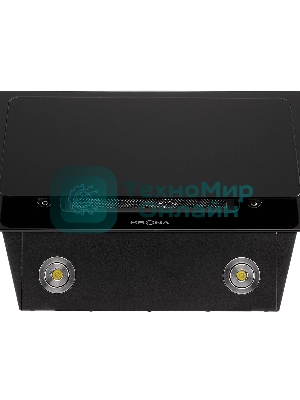 Вытяжка наклонная KRONA Liva 600 S черный, 60 см, 715 куб. м/ч, 52 дБ