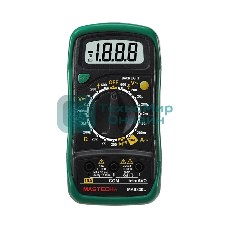 Портативный мультиметр MAS830L MASTECH