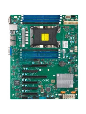 Материнская плата серверная Supermicro MBD-X11SPL-F-B, LGA 3647, Intel C621, 8xDDR4, 8xSATA, 1xM.2, 2xPCI-E 3.0 x8, 1xPCI-E 3.0 x4, 2xRJ45 1GbE, 8xUSB 2.0, 2xUSB 3.0, 1xVGA, ATX