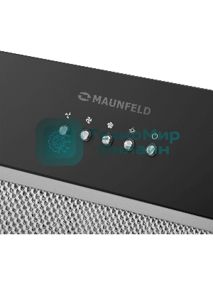 Вытяжка встраиваемая Maunfeld Trapeze 602M черный, 60 см, 1150 куб. м/ч, 54 дБ