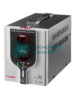 Стабилизатор напряжения 1000 ВА, 140-260 В, 8% ЗУБР АС 1000 профессиональный