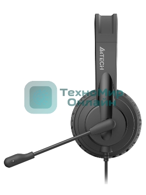 Гарнитура A4Tech HU-11 чёрный, проводная