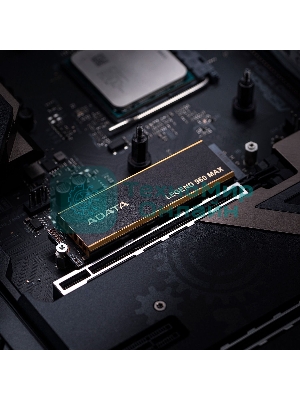 Накопитель SSD ADATA LEGEND 960 MAX, 4Tb, M.2 2280, PCIe 4.0 x4, NVMe, R/W 7400/6800, с радиатором
